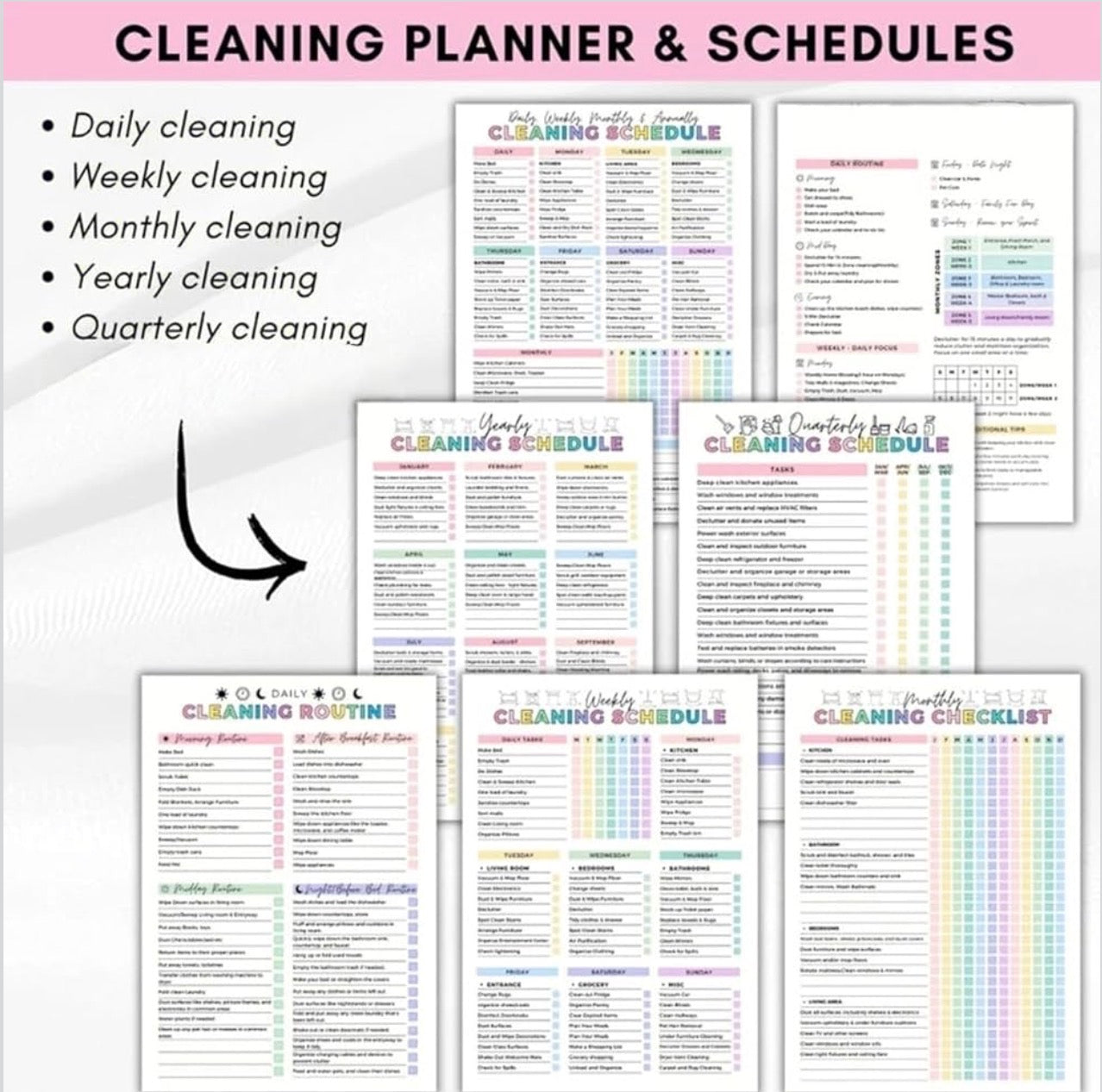 ADHD Cleaning Planner
